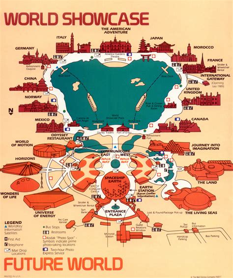 Maps! EPCOT Center, 1989 « Progress City, U.S.A.