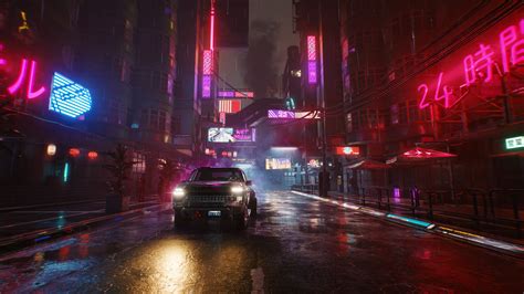 Cyberpunk Street Neon Night Lights 4k Wallpaper,HD Games Wallpapers,4k ...