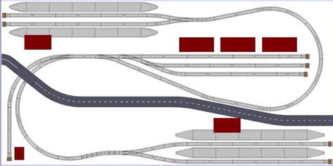 Hornby Setrack 8x4 OO-Scale Track Plan #2 | Model trains, Train layouts, Model train layouts