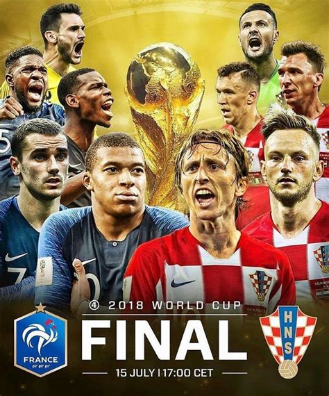 Russia 2018 | Final | Croatia vs France | World cup, World cup 2018, Soccer world