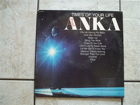 Paul Anka - Times Of Your Life (LP 1975 United Artists UA-LA569-G)