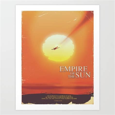 Empire of the sun fan art movie poster. | Sun art, Art prints, Movie art