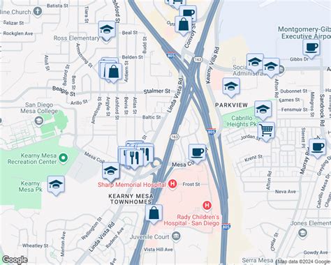 San Diego Mesa College Map - Maping Resources