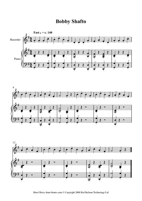 Free Recorder Sheet Music, Lessons & Resources - 8notes.com