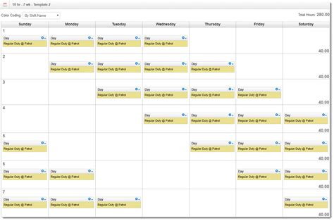 10 Hour Shift Schedule Example to Evaluate Before Your Next Shift Bid