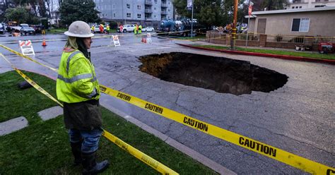 Los Angeles Rain Storm Sinkhole Celebrity Reaction