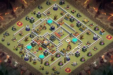 Best Town Hall Level 11 Layout with Link for Clan Wars - 2024