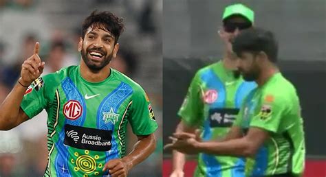 VIDEO: Haris Rauf does 'Covid-safe' wicket celebration in BBL