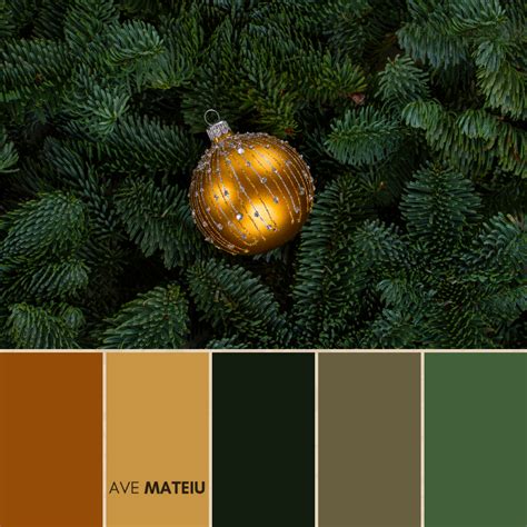 20 Christmas Color Palettes with Hex Codes + FREE Colors Guide - Ave Mateiu