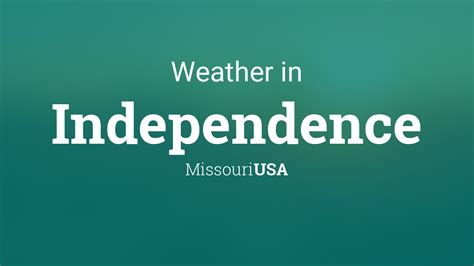 Weather for Independence, Missouri, USA