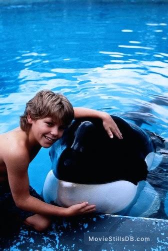 Free Willy - Behind the scenes photo of Jason James Richter