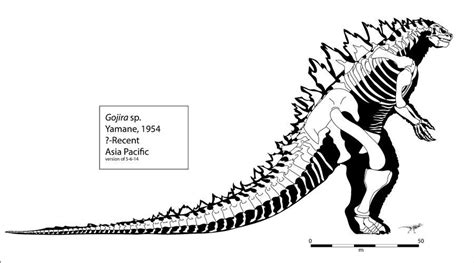 Legendary Gojira (Godzilla) Skeleton by Franz-Josef73 on DeviantArt All ...