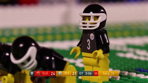 NFL: Steelers' game-winning touchdown (Week 17, 2016) | Lego Game Highlights - YouTube