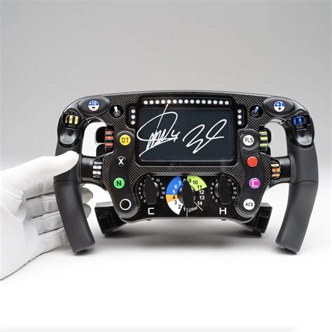 Mclaren MCL36 Full-Size Steering Wheel Model Signed By Lando Norris and Zak Brown | F1 Authentics