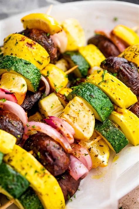 Grilled Summer Squash Kebabs | Easy Weeknight Recipes