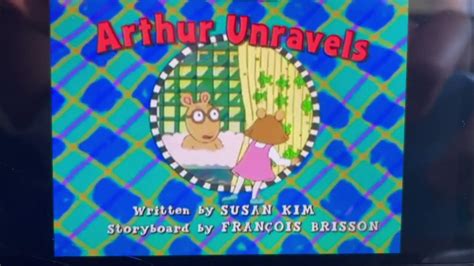 Arthur Arthur unravels title card - YouTube