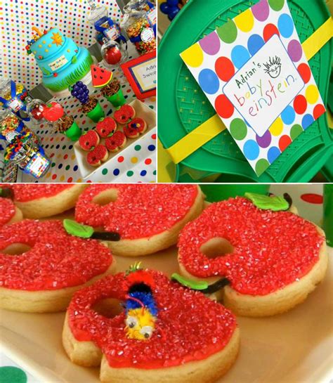 Kara's Party Ideas Caterpillar Baby Einstein Themed 1st Birthday Party | Kara's Party Ideas