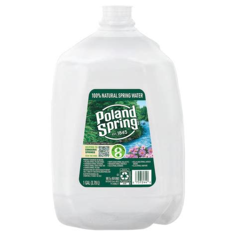 Poland Spring Spring Water, 100% Natural