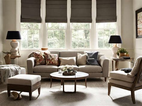 Stylish Roman Shades to Transform Living Rooms