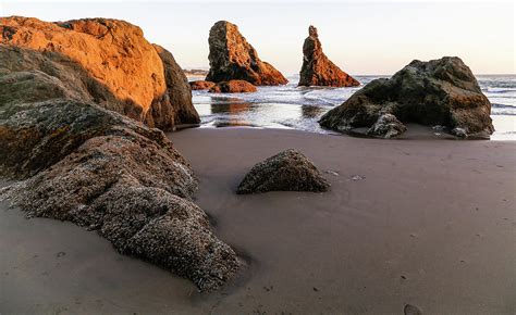 Sunset Falls At Bandon Oregon Beaches Photograph by Athena Mckinzie ...