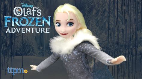 Olaf's Frozen Adventure Musical Elsa from Hasbro - YouTube