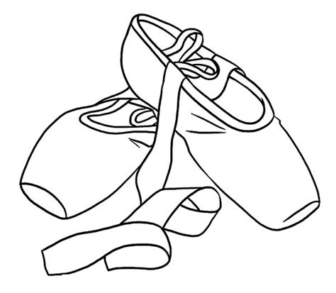 Ballet Shoes Coloring Pages - ClipArt Best