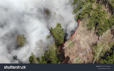 Air Pollution Caused By Wildfires Clouds Stock Photo 2217133639 ...