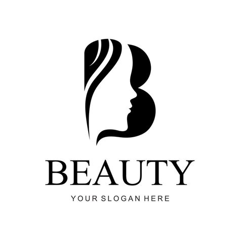 beauty girl logo 12723115 Vector Art at Vecteezy