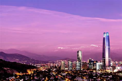 Sheraton Santiago Hotel – Santiago, Chile – Downtown Evening View – TRAVOH