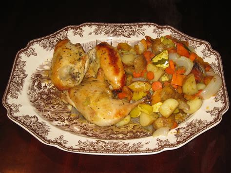 Maple Roasted Chicken with Winter Vegetables - Preserved Home