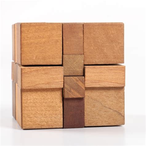 Handcrafted Wooden Puzzle Cube | EBTH