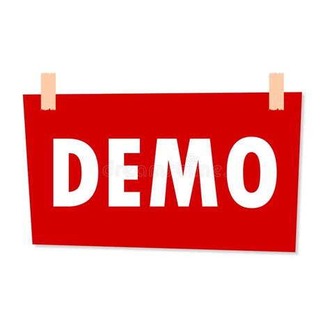 Demo Stock Illustrations – 4,273 Demo Stock Illustrations, Vectors & Clipart - Dreamstime