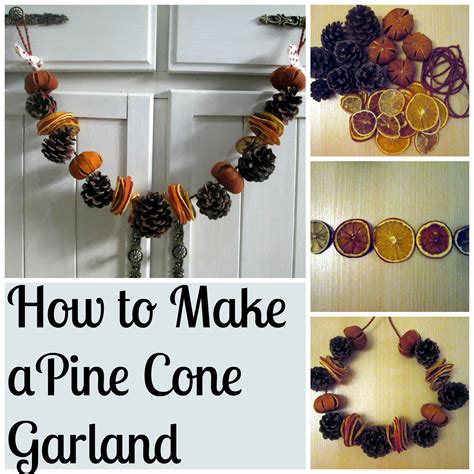 How to Make a Pine Cone Garland