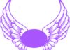 Purple Unknown Angel Clip Art at Clker.com - vector clip art online ...