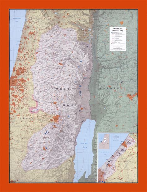West Bank World Map