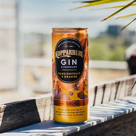 Kopparberg Gin&Lemonade Passionfruit&Orange | Kopparberg.com