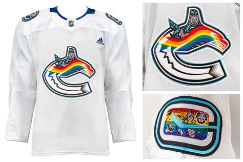 Canucks 2023 Pride Night jersey is an explosion of colour - Vancouver Is Awesome