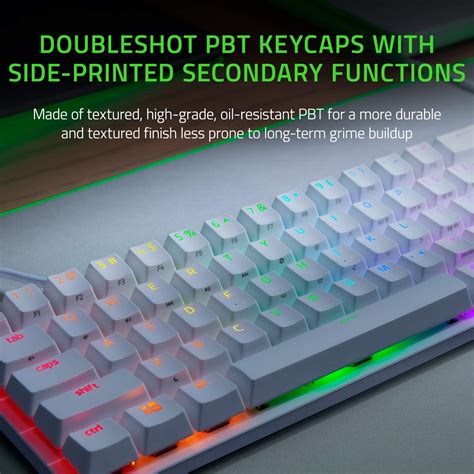 Razer Huntsman Mini 60% Gaming Keyboard: Fastest Keyboard Switches Ever - PBT Keycaps - Onboard ...