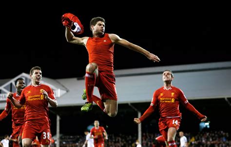 Steven Gerrard's best celebrations for Liverpool FC down the years ...