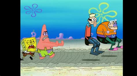 Spongebob dan Patrick mendorong invisible boat mobile - YouTube