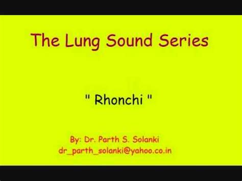 Breath Sounds Rhonchi YouTube - YouTube