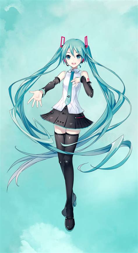 Miku Cloud, air, anime, hatsune, hatsune miku, HD phone wallpaper | Peakpx