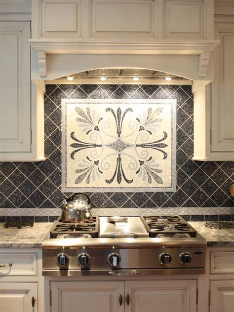 Stove Backsplash Design Ideas, Pictures, Remodel and Decor | Kitchen mosaic, Kitchen backsplash ...