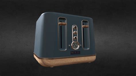 Blue Retro Style Toaster. - Buy Royalty Free 3D model by WED Designs (@wed-designs) [77ad135 ...