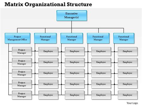 0514 matrix organizational structure powerpoint presentation | Presentation Graphics ...