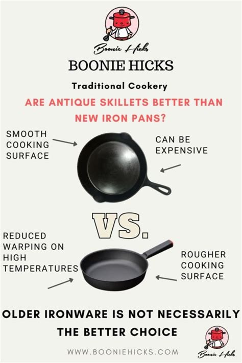 Are old cast iron skillets better than new?