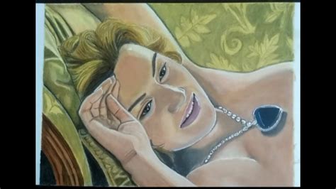 Rose |Kate winslet| titanic drawing - YouTube