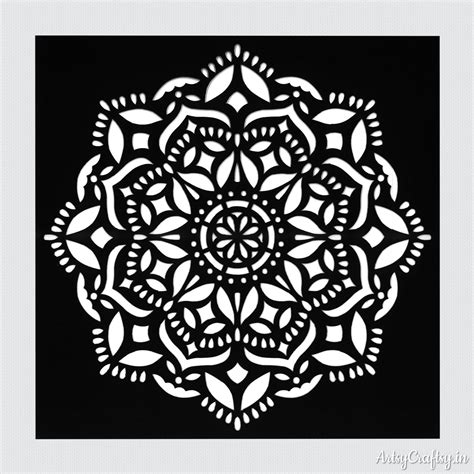 High Quality Mandala Stencils for Painting Available in all sizes ...