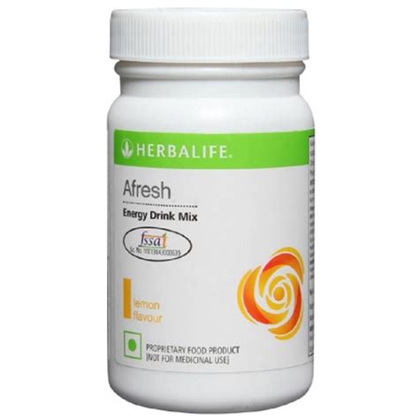 HERBALIFE AFRESH ENERGY DRINK MIX Reviews, Price, Protein Powder, Side Effects, Benefits ...