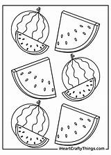 Watermelon Coloring Pages sketch template